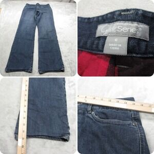 Guide Series Jeans Women 6‎ Dark Wash Flannel Lined Insulated Straight 30x31